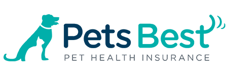 Logo of Pets Best featuring a stylized dog and the text "Pet Health Insurance".